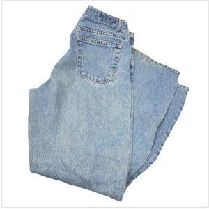 Liz Claiborne Womens Jean's stretch blue denim bootcut size 8 regular cotton